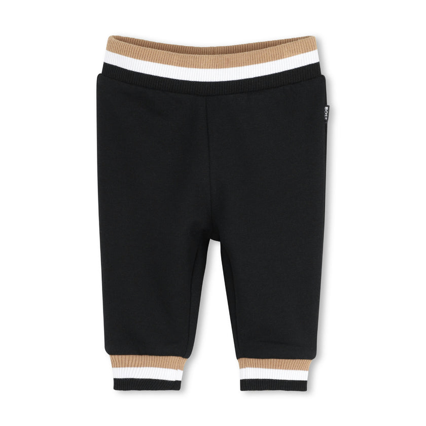 Black Logo Baby Jacket Set