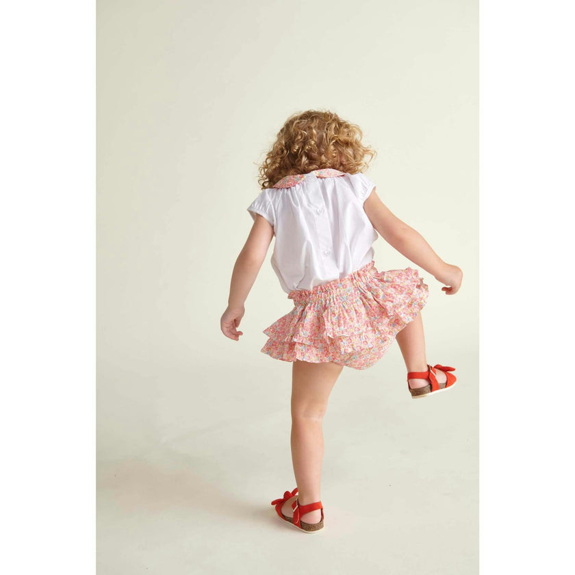 Hand-Smocked Baby Skort Lilou