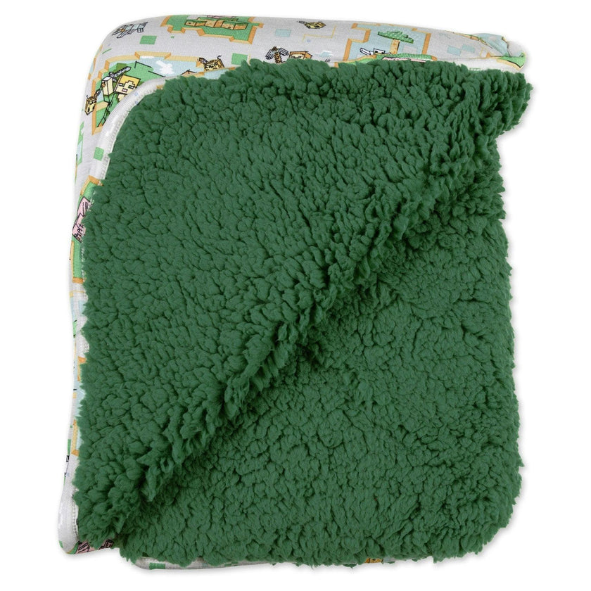 Minecraft: Overworld Dreams Bamboo Sherpa Blanket