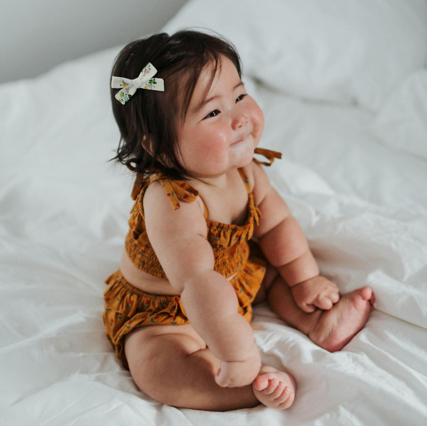 LuluLuvs Skinny Ribbon Pigtail Bows