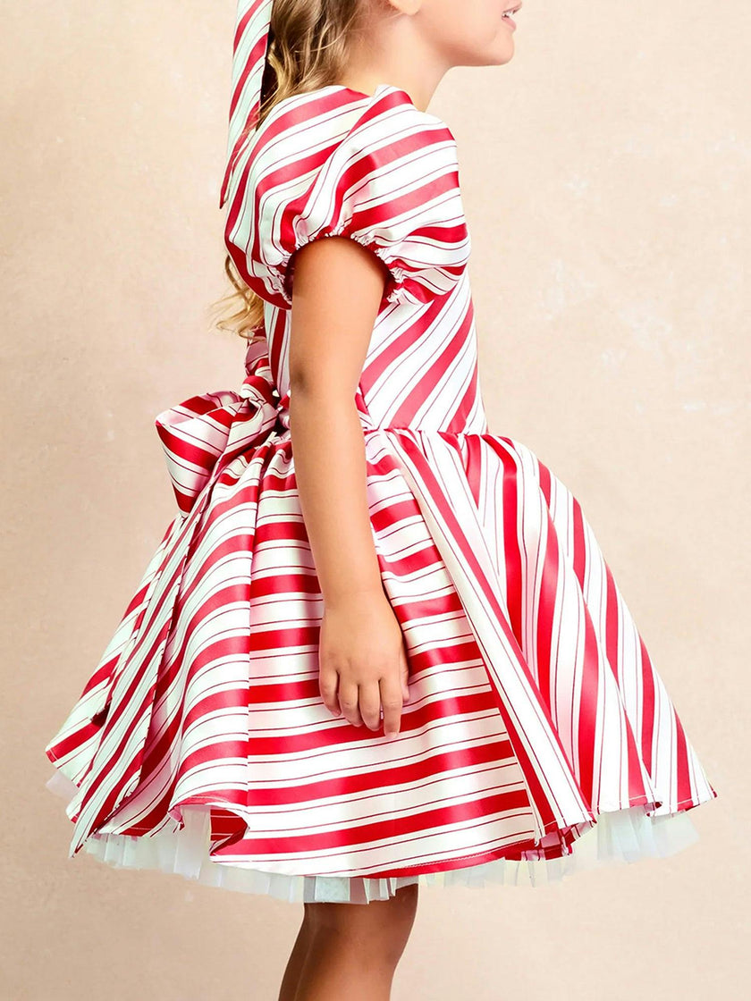 Holiday Candy Cane Dress for Girls