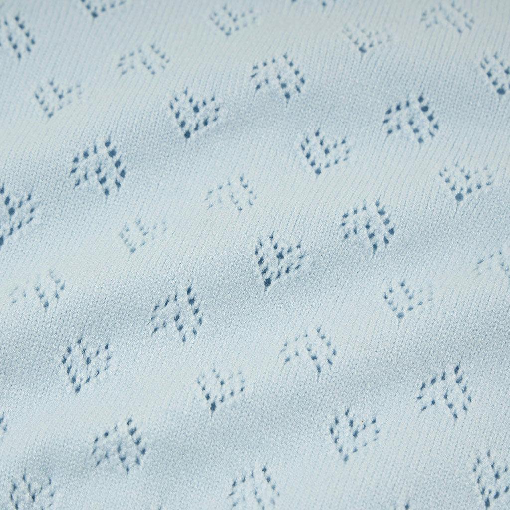 Soft Cloud Blue Pointelle Cardigan