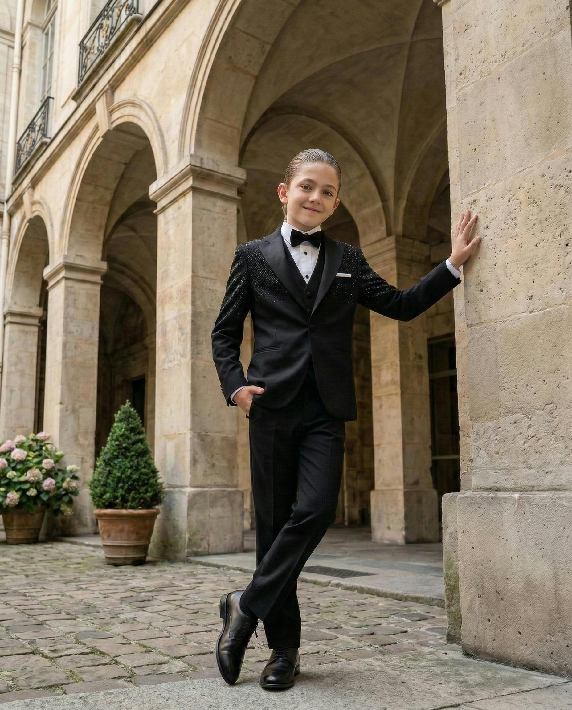 Black Sparkle Suit
