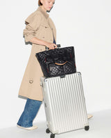 Black Medium Metro Travel Tote