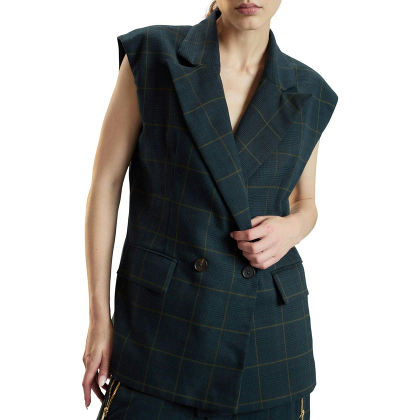 Plaid Vest