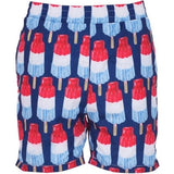 Bomb Pop Swim Shorts, Blue