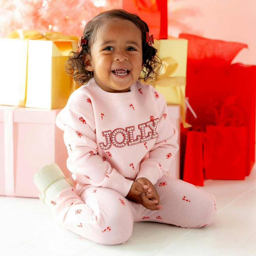 Candy Cane Christmas Flare Legging