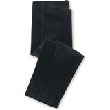 Velour Comfortable Fit Stretch Leggings, Black