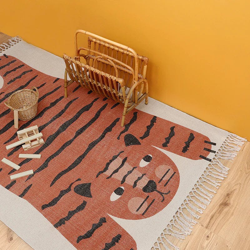 Dajala Tiger Tapestry Rug