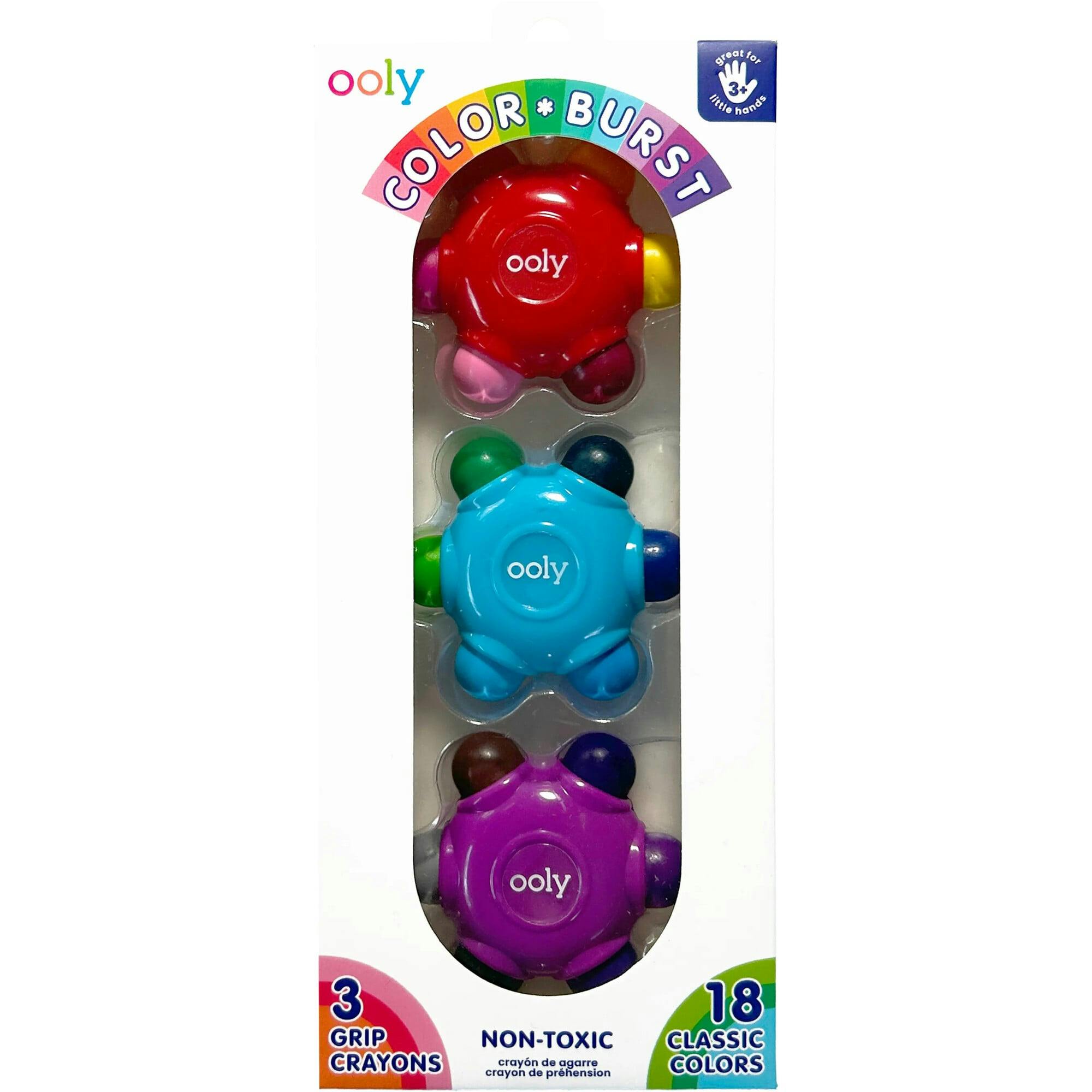 Color Burst Crayons - Set of 3