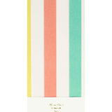 Multi Striped Paper Tablecloth