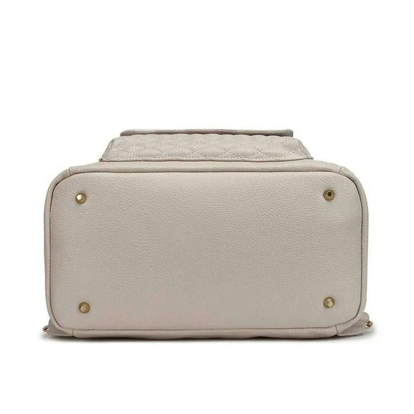 Monaco Diaper Bag | Pearl White