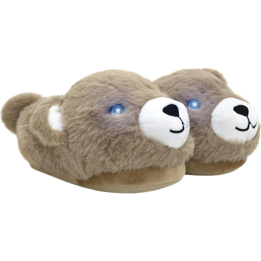 Cuddles Tan Light Up Slipper