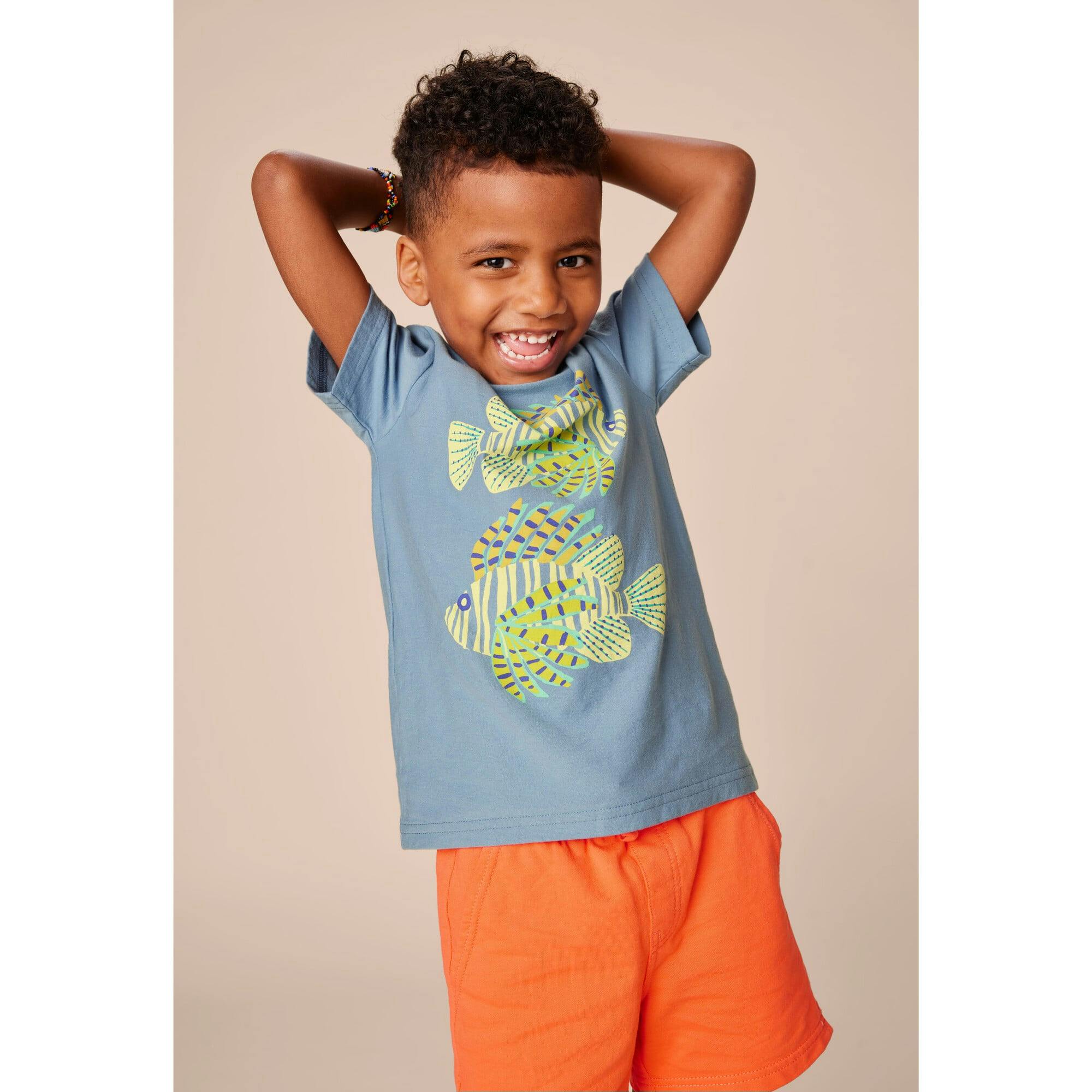 Lionfish Graphic Tee, Blue