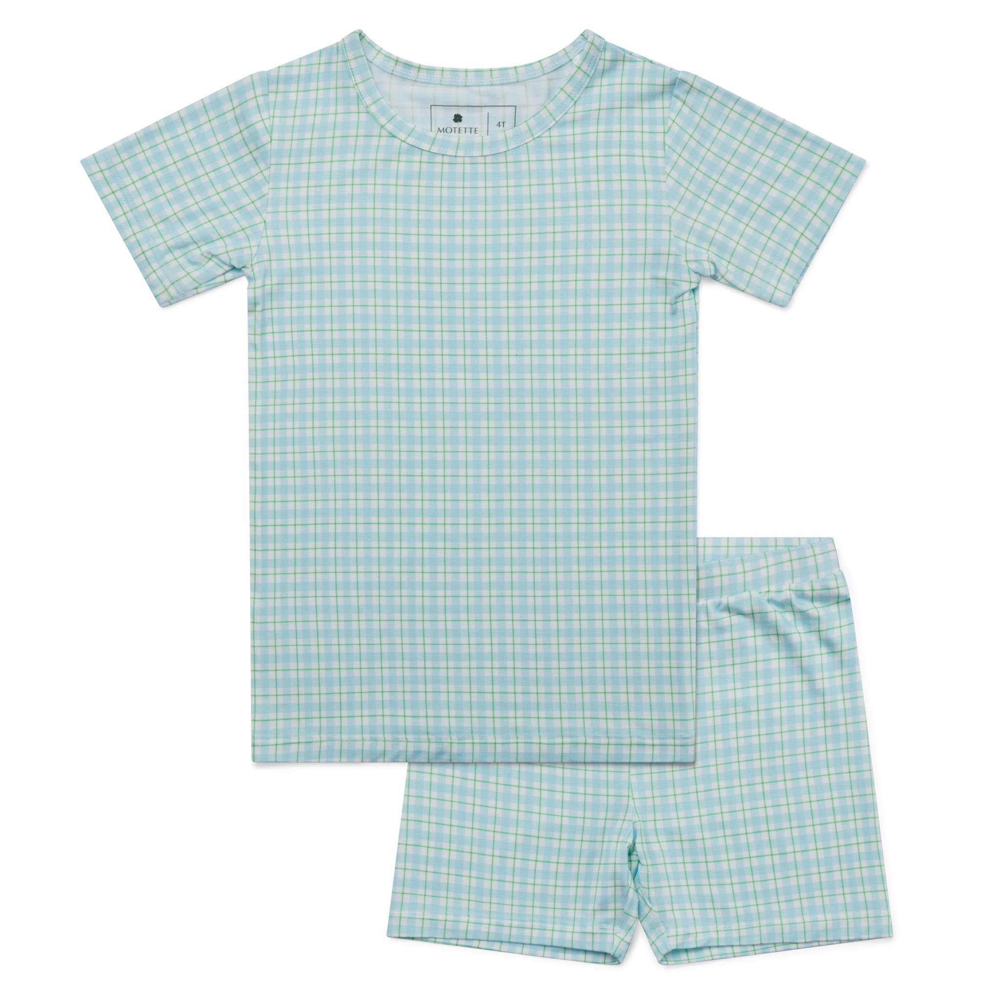 Bluegrass Picnic Short Sleeve & Shorts Bamboo Toddler Pajama Set