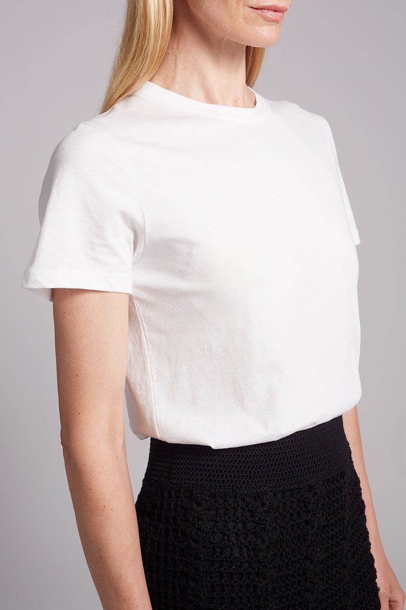 LARA CREW T-SHIRT | WHITE