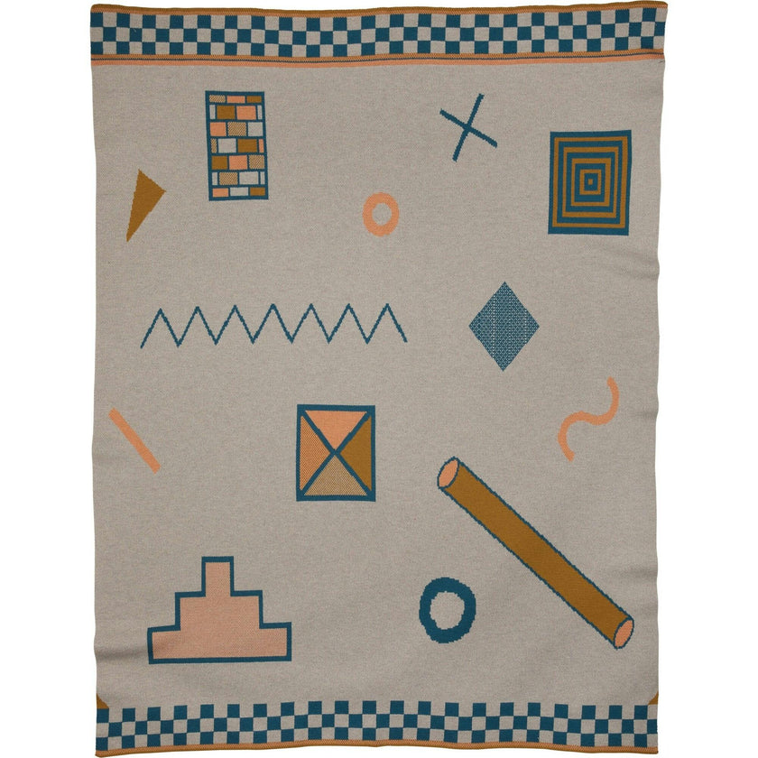 Shapes Knit Blanket