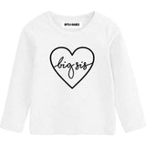 Big Sis Long Sleeve T-Shirt, White