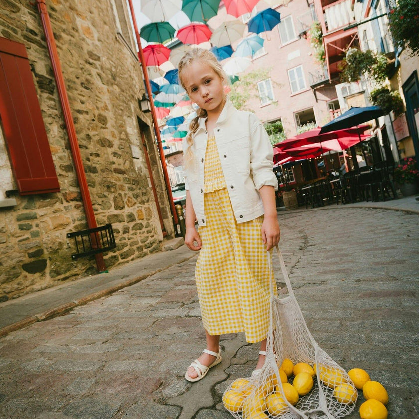 Capri Jumpsuit With Smocking