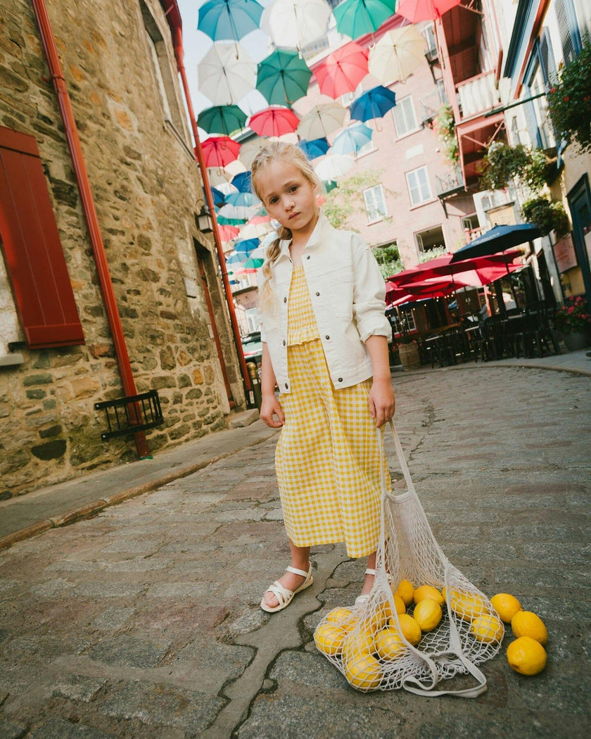 Capri Jumpsuit With Smocking
