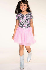 Simply Soft Short Sleeve Be Happy Tulle Dress
