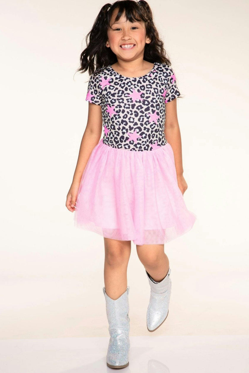 Simply Soft Short Sleeve Be Happy Tulle Dress