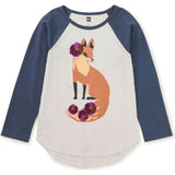 Fancy Graphic Raglan Tee, White