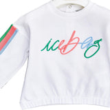ICEBERG Pastel Vibes Side Stripe Sweatshirt