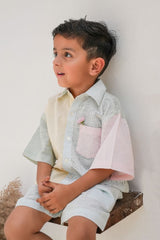 Henry Shirt and Shorts Set Soft Pastels Boys
