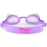 Purple Polish Eyelash Youth Swim Goggle