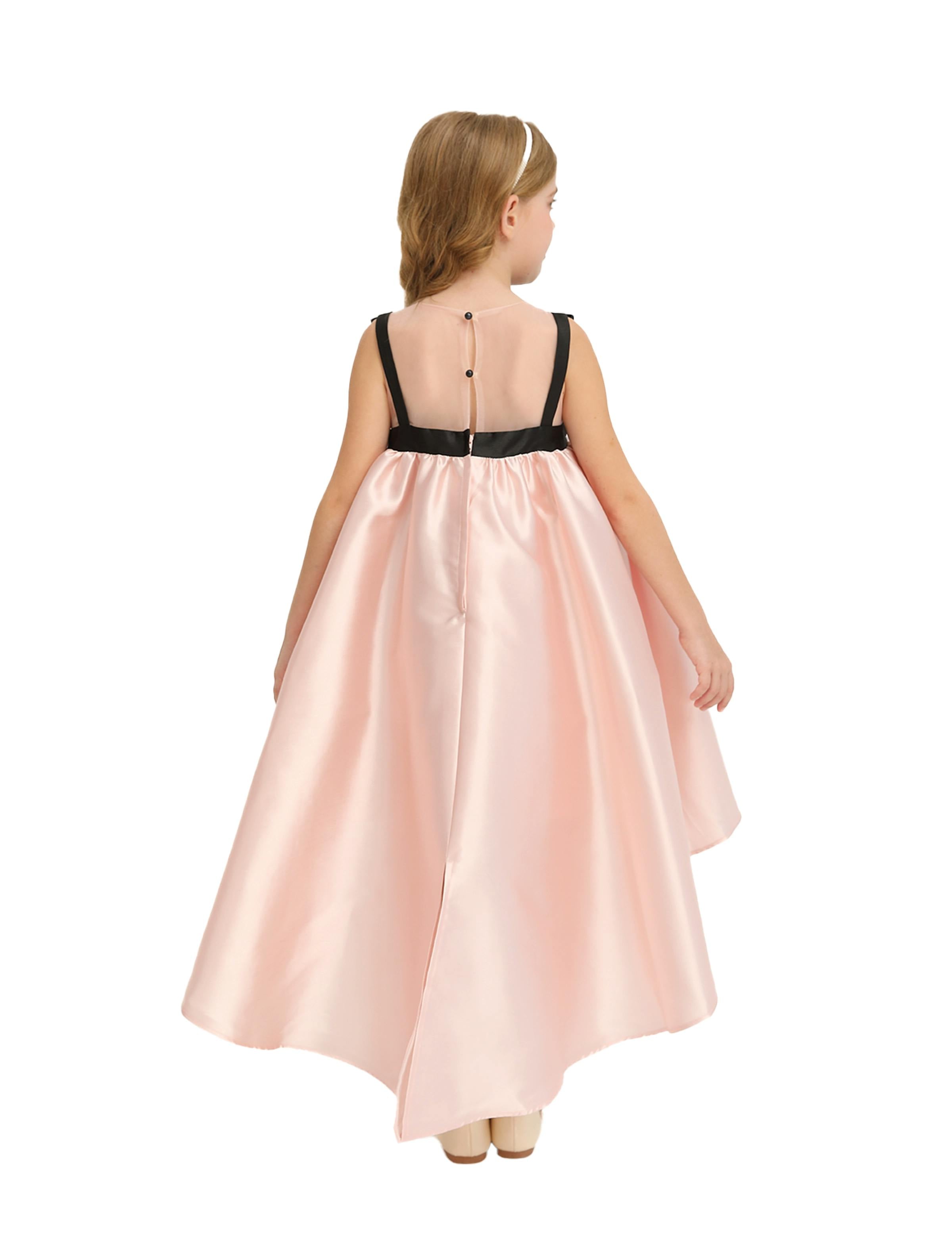 Pink Dress Black Bow Ophelia Dress