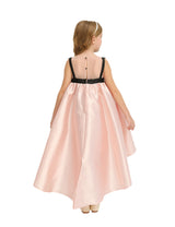Pink Dress Black Bow Ophelia Dress