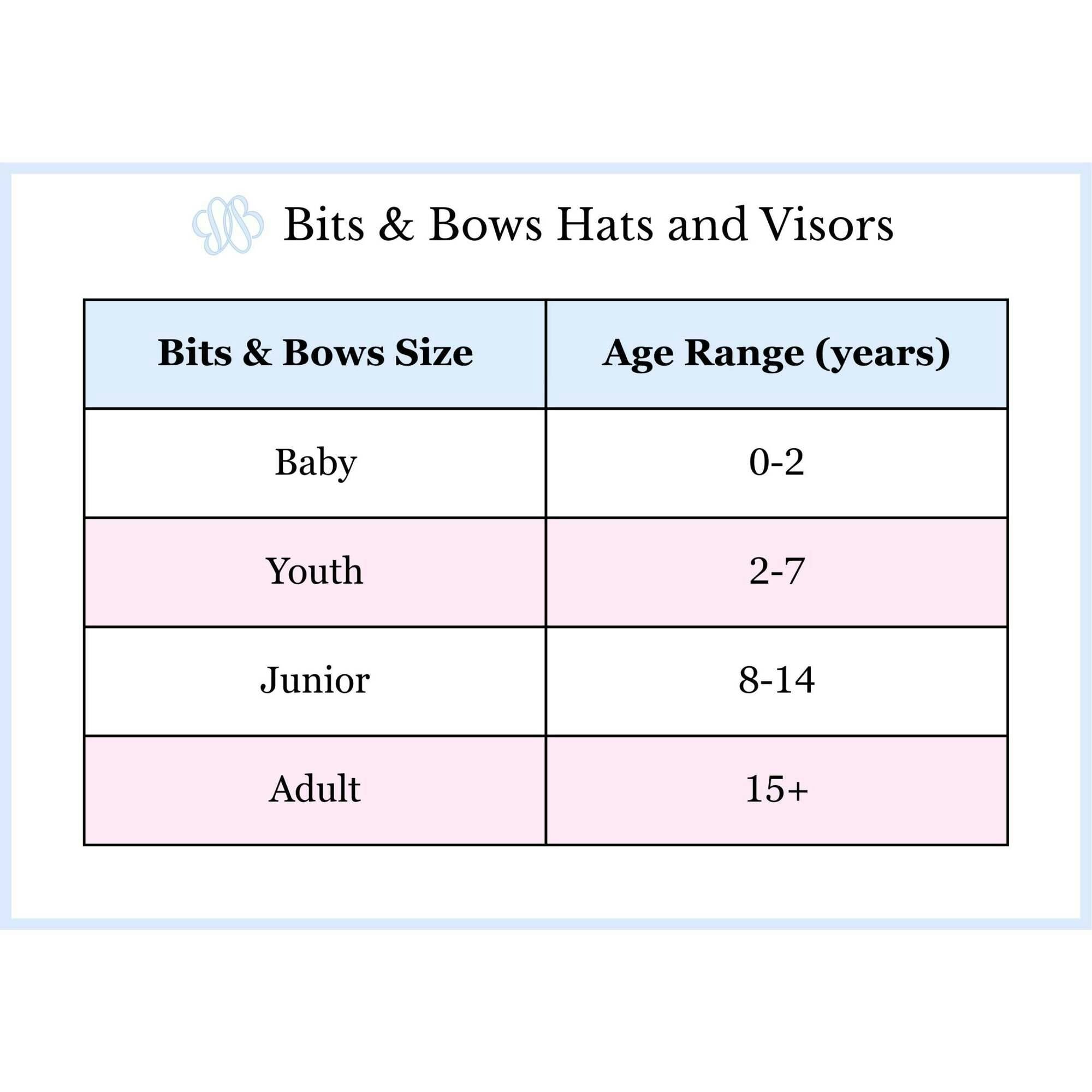 Sister Bow Baseball Hat (Baby, Youth)
