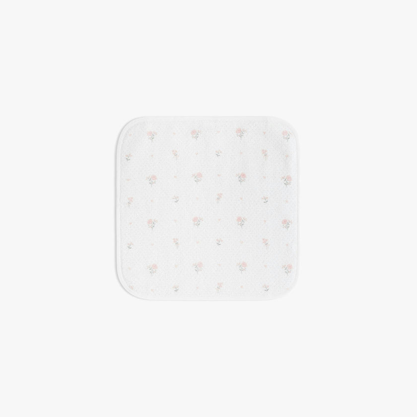 Ditsy Floral Washcloth - Pink