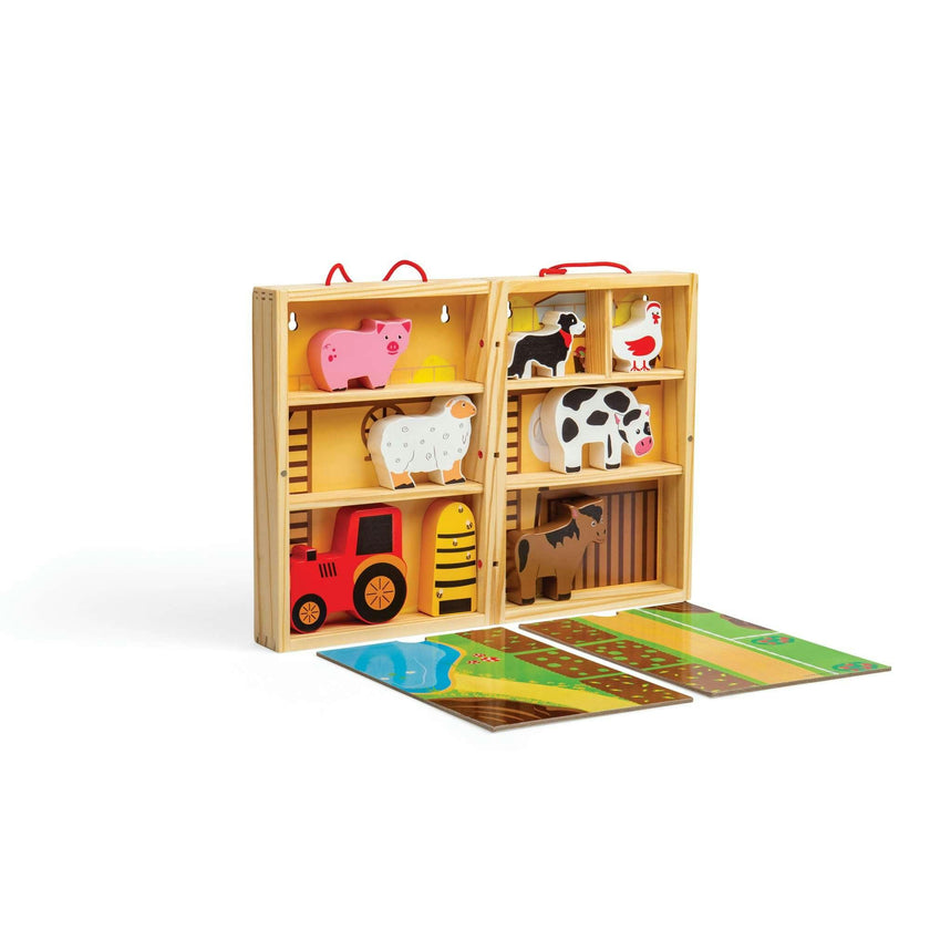 Farm Animal Play Box