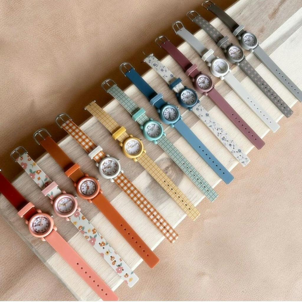 Classic Watches | Silicone + Stainless Steel | Sunset Meadow