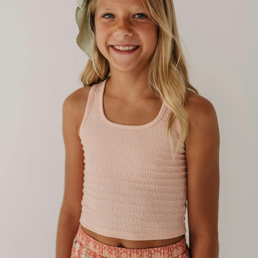 Textured Square Neck Tank