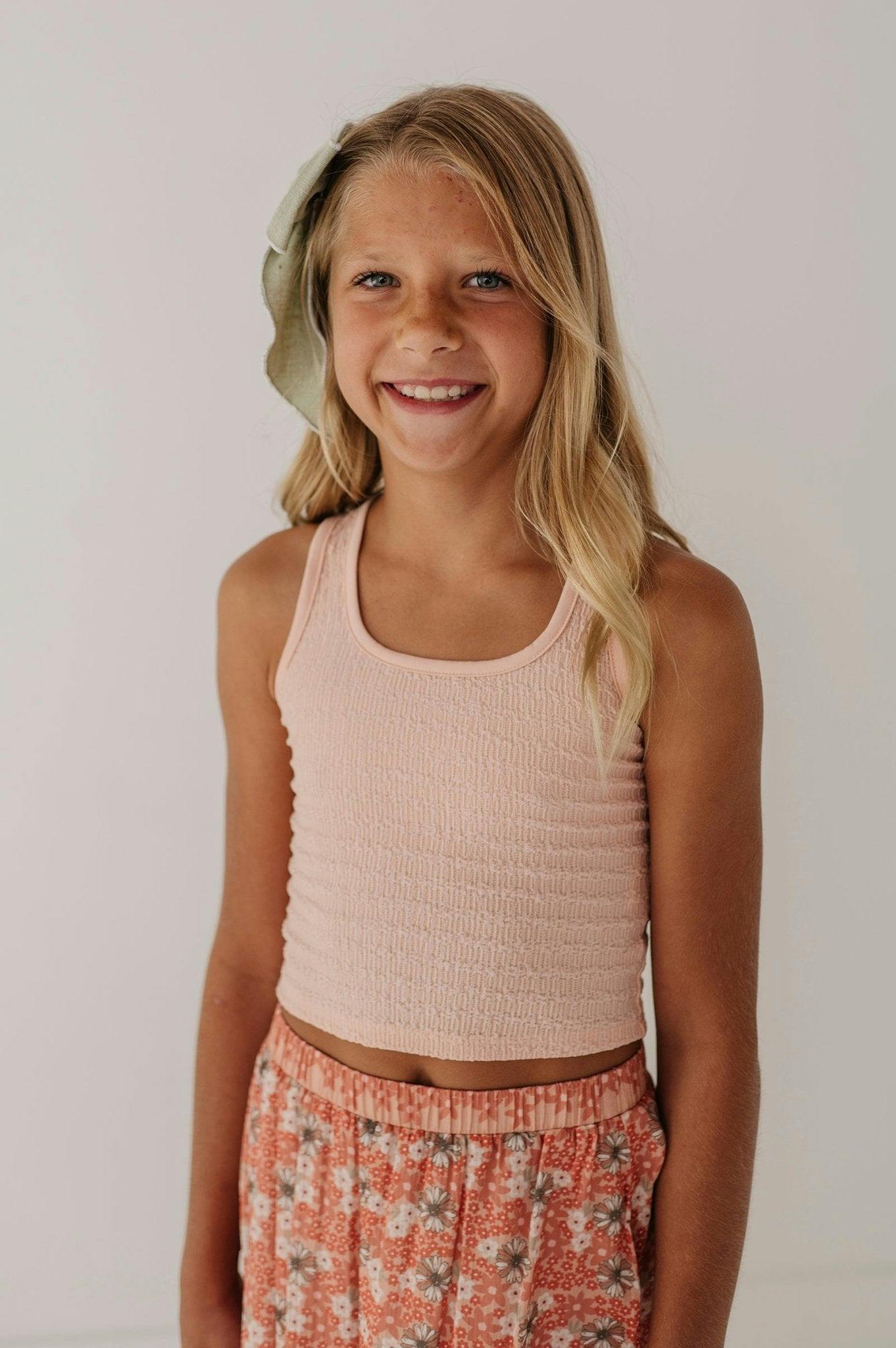 Textured Square Neck Tank