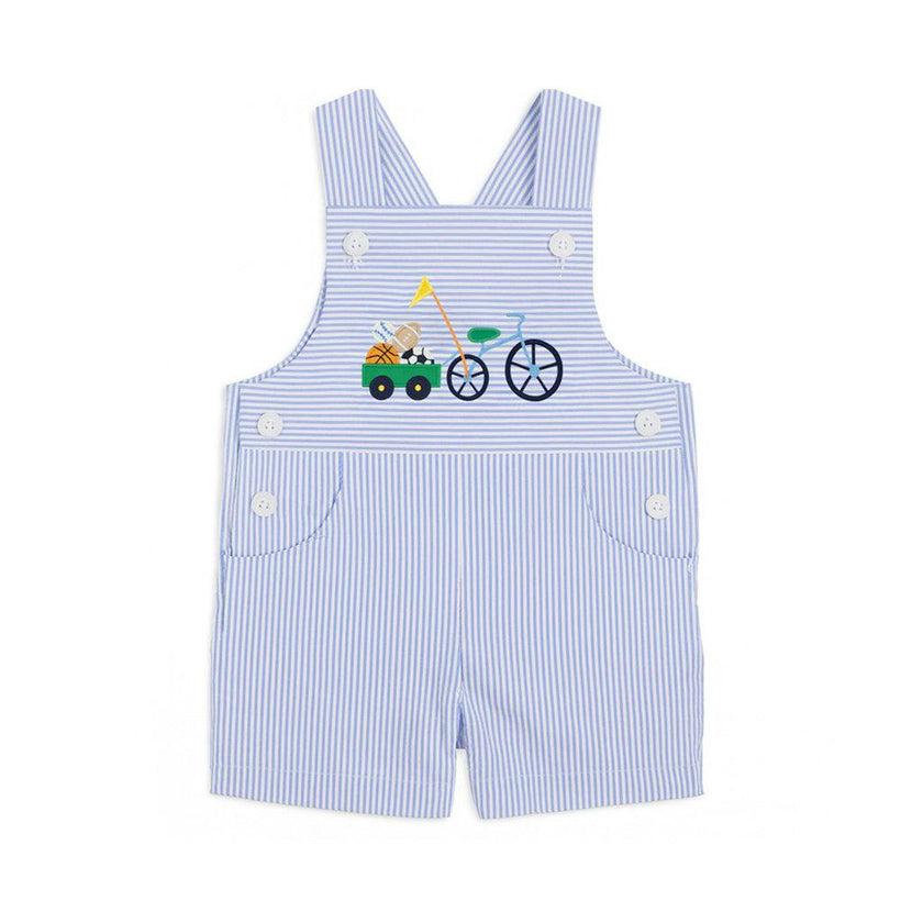 Seersucker Shortall With Bike & Sport Balls