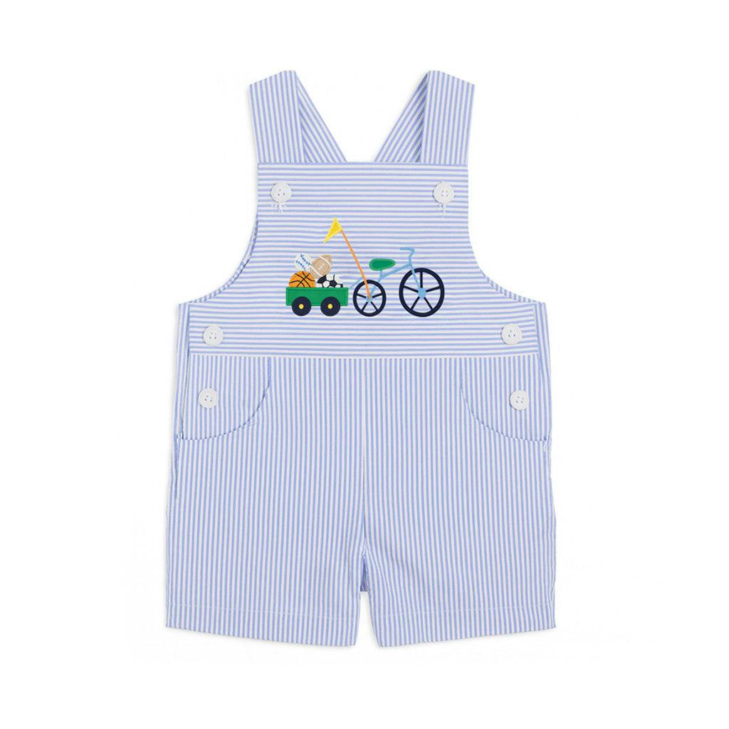 Seersucker Shortall With Bike & Sport Balls