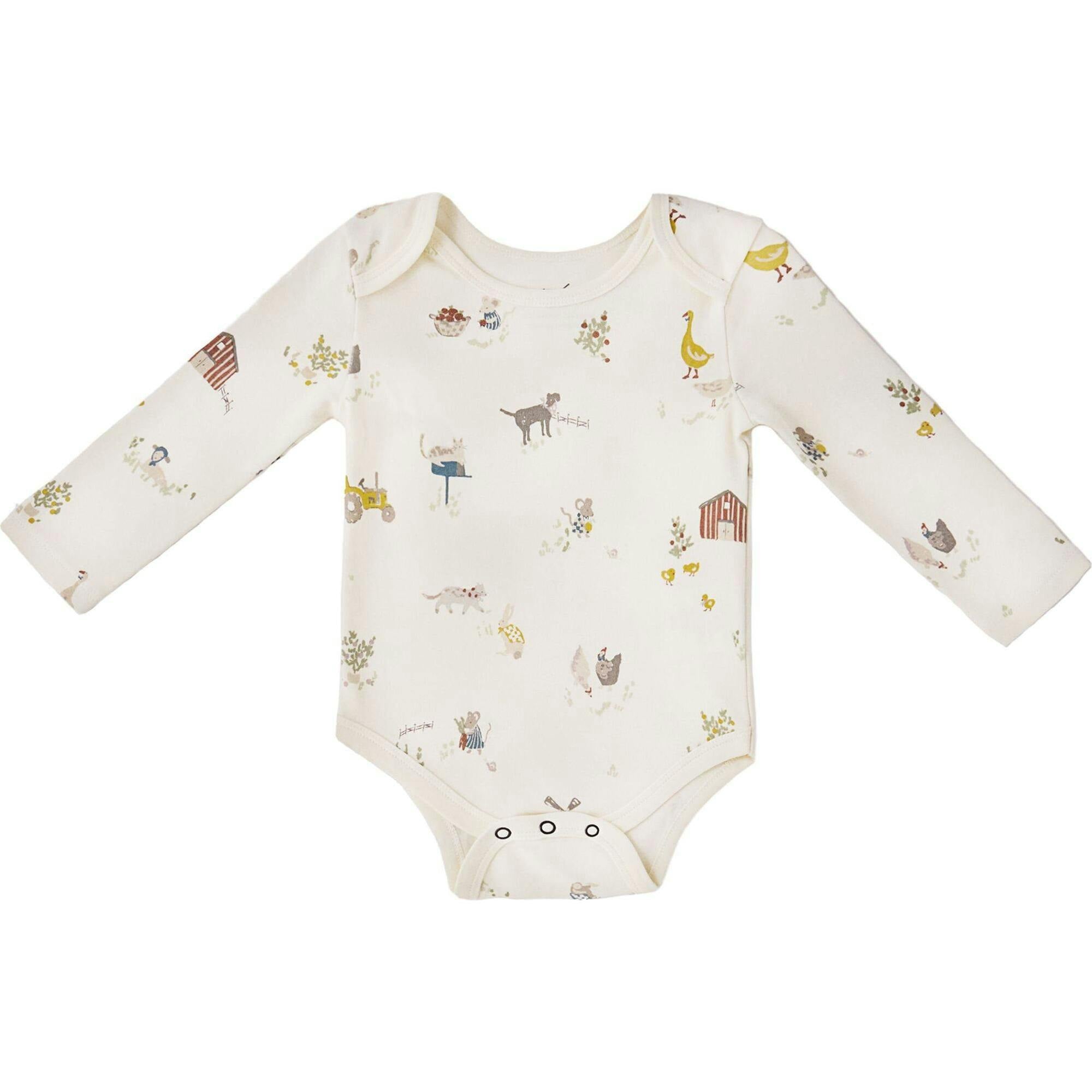 Lap Shoulder One-Piece, Natural