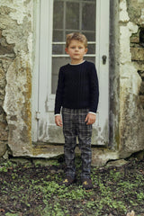 Cable Knit Sweater Black