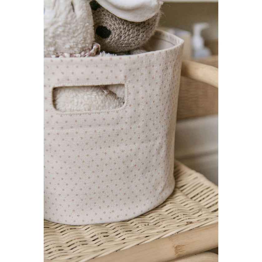Printed Basket Pint - Pin Dot Peony