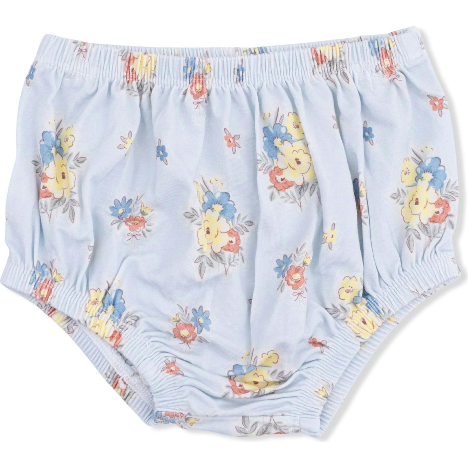 Country Stitch Floral - Betty Dress Puff Sleeve with Bloomer