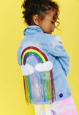 Crystal Rain Denim Jacket – Teen/Women