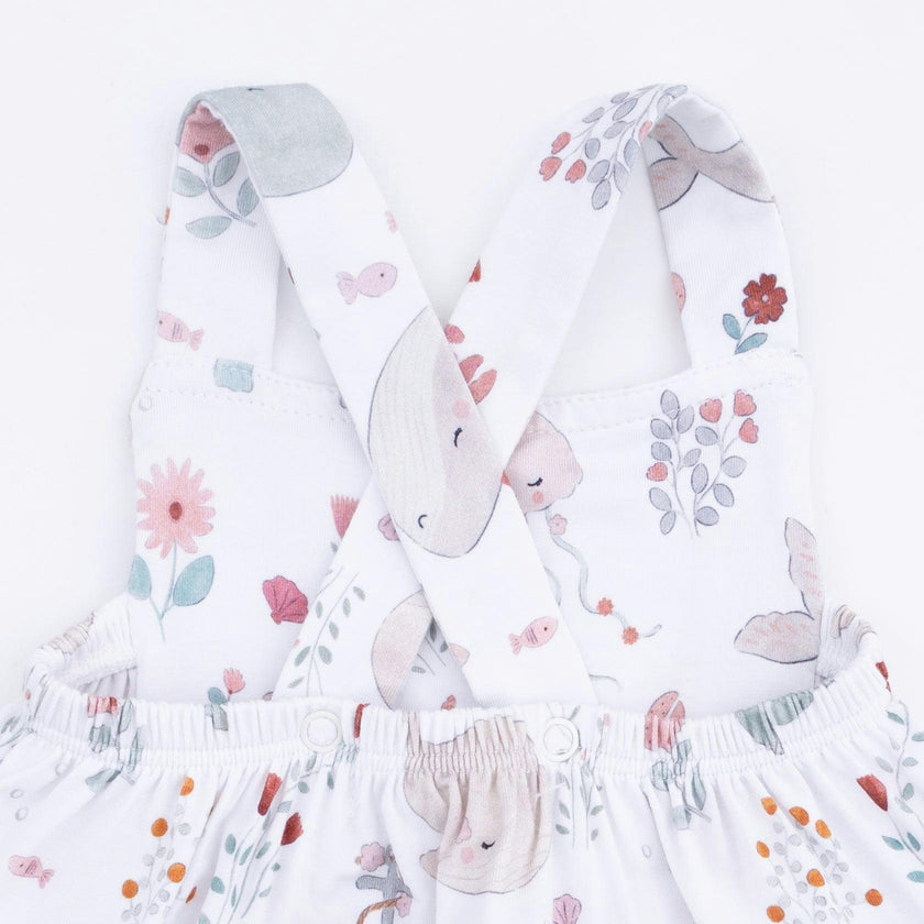 Garden Sea Creatures - Ruffle Sunsuit