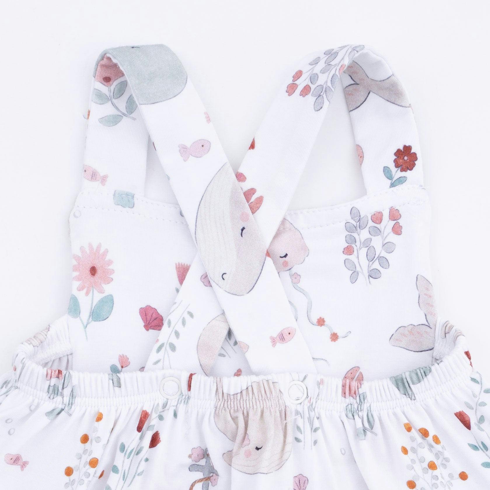 Garden Sea Creatures - Ruffle Sunsuit