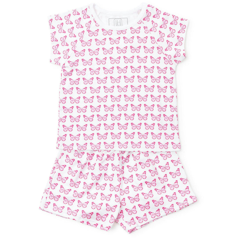 Emery Girls' Short Set - Cartie Butterflies