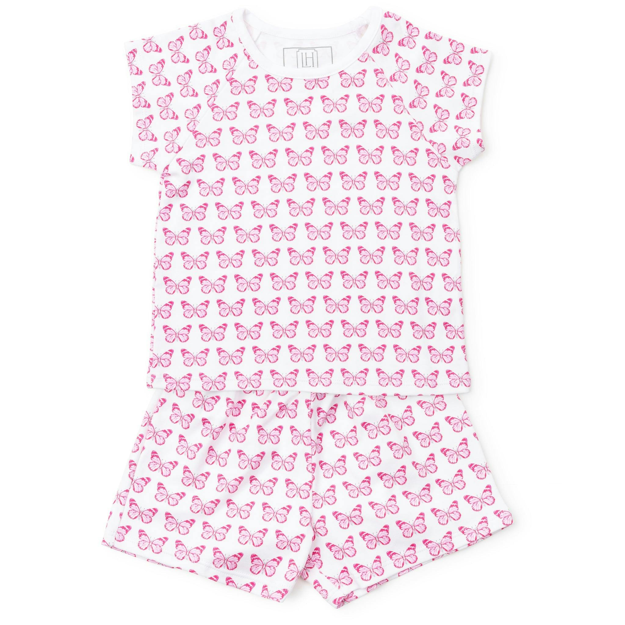 Emery Girls' Short Set - Cartie Butterflies