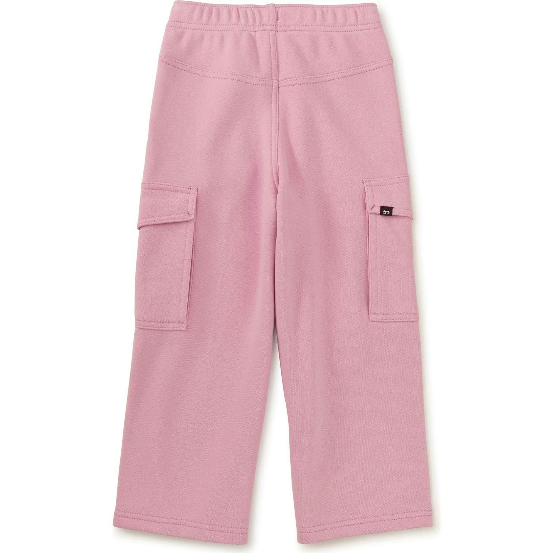 Wide Leg Cargo Pants, Purple
